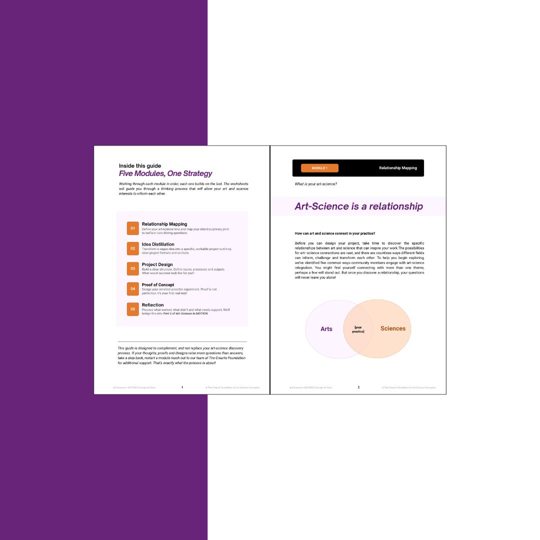 Art-Science in MOTION Framework Part I Concept to Proof