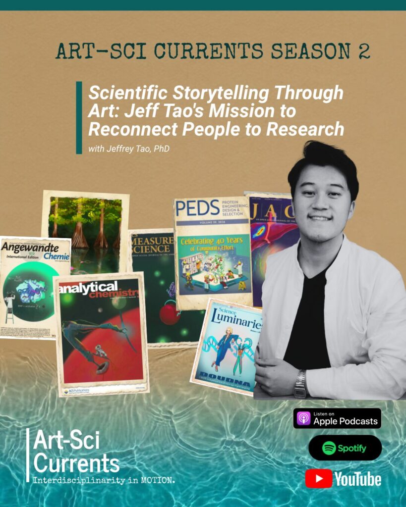 Jeffrey Tao scientific illustrator scientific storytelling in Art-Sci Currents with VividScience.ca